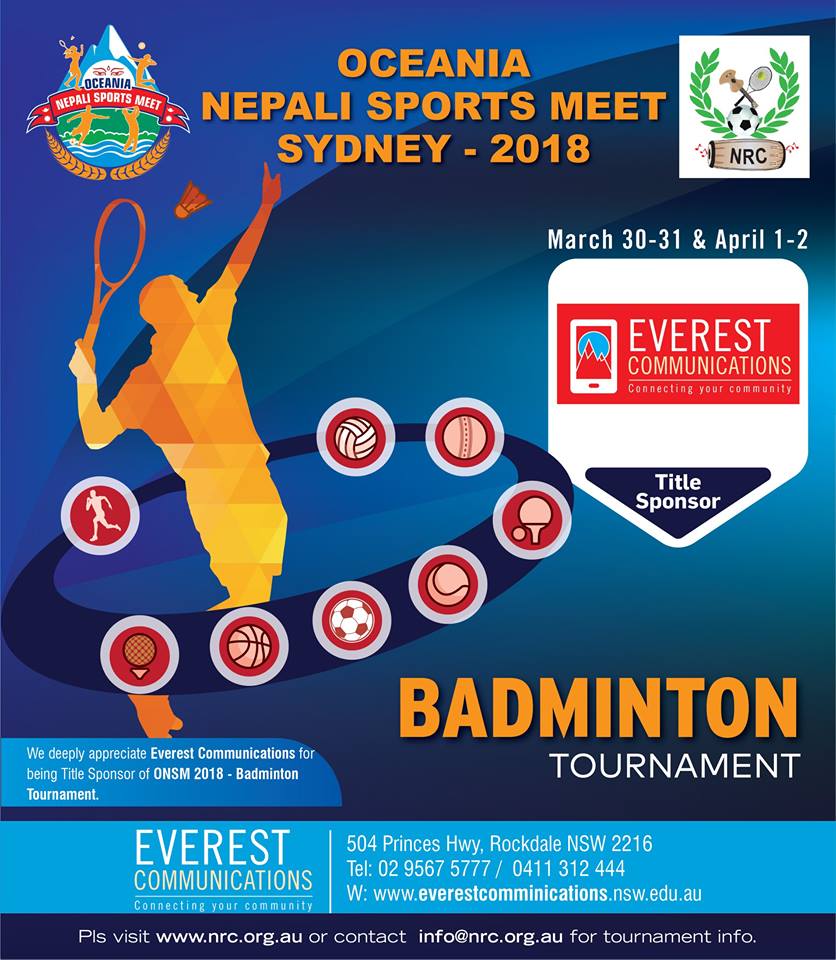 Title Sponsor - Badminton